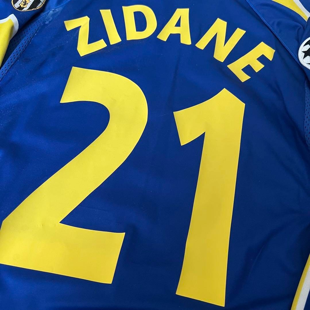 り*様 【juventus】ユベントス ZIDANE 21 Juventus Zidane #21 Kappa Jersey XL Sony MiniDisc 90s Retro