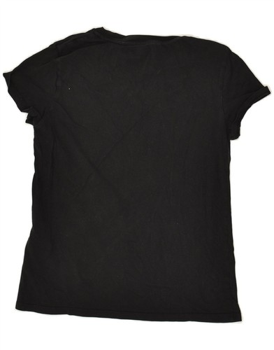 LEVI'S Womens Graphic T-Shirt Top UK 10 Small Black Cotton QD24 - Picture 2 of 3
