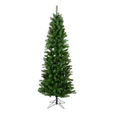 Vickerman 90" PVC Salem Pencil Pine Artificial Christmas Tree in Green