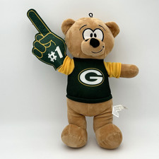 Green Bay Packers Plush Teddy Bear Good Stuff 1 Fan Plush