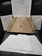 Vintage 1996 TK O’Brien’s Birch Lap Harp, Original Box Music Sheets Tuning Tool