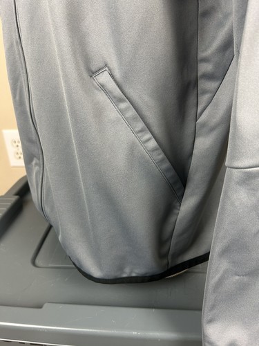 Nike Arkansas Razorbacks TEAM ISSUED Gray Full Zip Jacket Men’s Size L - Picture 4 of 9