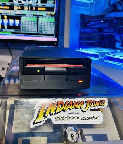 AMIGA 500/600/1200/2000 Greaseweazle SONY 3,5 Floppy Diskettenlaufwerk black PC