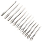 12Pcs Stainless Steel Measuring Scoops for Classroom Experimenting Sampling