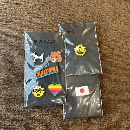 Apple WWDC 2018 Limited Edition Pins Pin Badge Set Rare - Picture 3 of 24