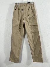 Propper Tactical Pants Mens 28x34 Khaki Ripstop Cargo Teflon Stain Resistant