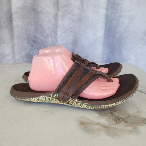 Cushe MANUKA WRAP cuir SLIDES homme taille 12 marron - Photo 3/14