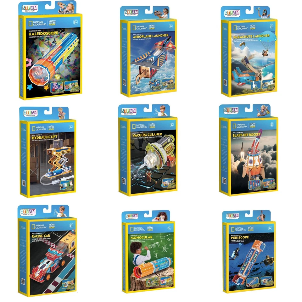 National Geographic Funktionsweise Bauen Sie Ihren eigenen Dampf Bildungsset