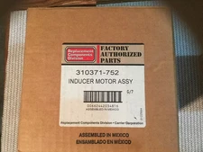 Factory Authorized Parts Carrier/Bryant Inducer Motor Assembly 310371-752