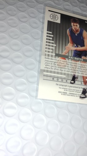 2022 Panini Chronicles Illusion Kai Sotto Rookie Autograph - Picture 9 of 13