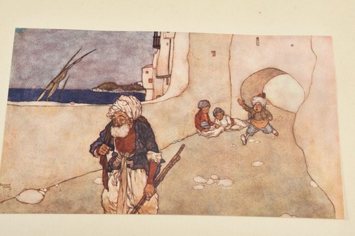 N53M18- Buch Arabische Nächte Edmund Dulac Müller & Co. Potsdam 1920 - Bild 9 von 12