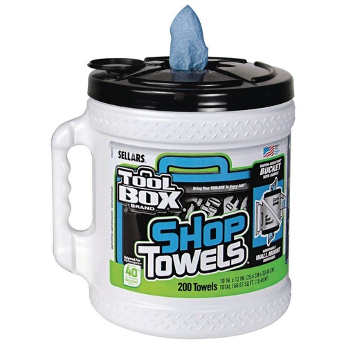 TOOLBOX Z400 Big Grip Dispenser of Shop Towels - 1 Count Roll - 200 Towels - Picture 1 of 4