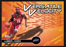 2005-06 Topps Versatile Velocity #VV7 LeBron James CAVALIERS