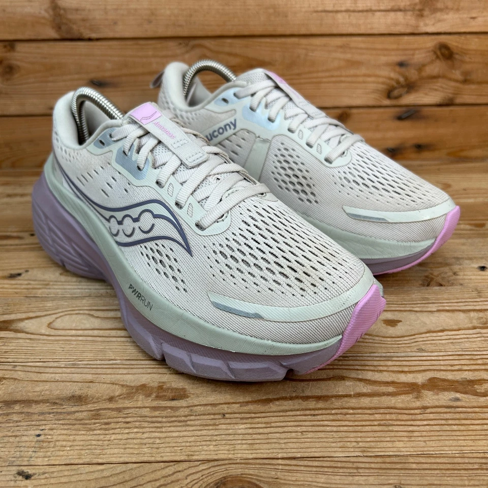 Saucony Trainers Womens Size UK 6 Guide 18 Purple Road Running Gym Shoes - Image 3 of 4