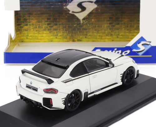 MODELLINO AUTO STATICO SOLIDO BMW 2-SERIE M2 COMPETITION G87 2023 BIANCO 1:43 - Foto 2 di 6