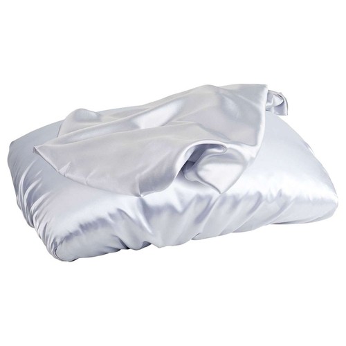 Luxurious Satin Silk Pillowcase Soft Bedding Standard Queen King Pillow Cover - Picture 7 of 20