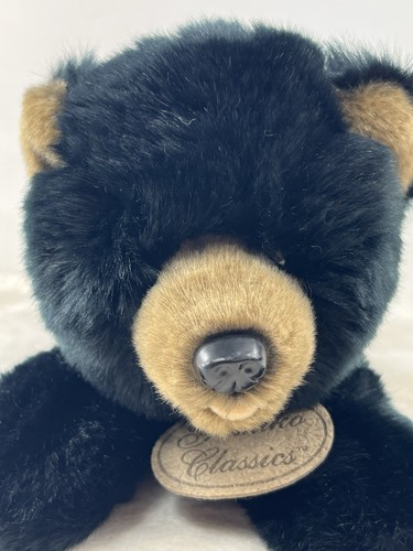 Peluche de oso negro realista Russ Yomiko clásicos peluche muy suave juguete de 12” - Imagen 12 de 12