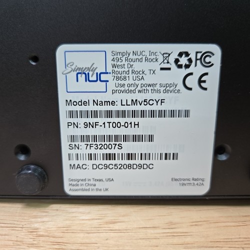 Simply NUC LLM2v7CYF Mini PC 16GBe 512GBP Cipresso Porcoolpine Blu LEGGI - Foto 13 di 13