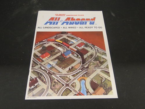 Original Gilbert #M6788 American Flyer All Aboard Broschüre gedruckt 1966 neu - Bild 1 von 3