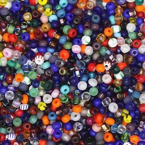 Czech-Glass-Seed-Bead-Color-Mix-One-Ounce-1oz-pack-Bead-Size-8-0-ocho