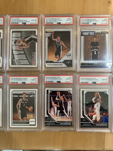 Victor Wembanyama PSA 10 “The Collection” Rookie Lot - 22 Different - GEM Mint! - Picture 3 of 5
