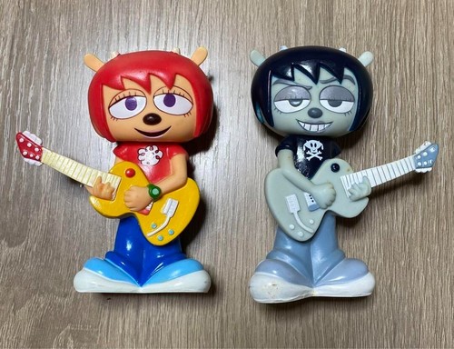 Parappa The Rapper Um Jammer Lammy Soft vinyl figure set Rammy Japan USED - Picture 1 of 10
