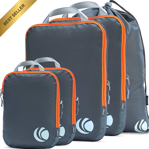 5-Piece Compression Packing Cubes for Travel, Ultralight Organizers - Picture 9 of 12