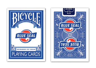 Bicycle Playing Cards BLUE SEAL Ice Cream Deck Okinawa Only