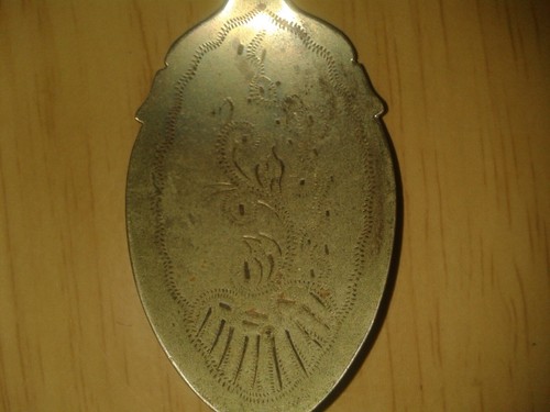 Vintage 'John Batt & Co. Ld Sheffield EPNS' berry spoon. Art nouveau style.(C34) - Picture 3 of 5