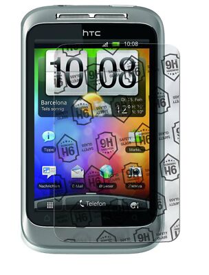 HTC Wildfire E - (1 Stück ) 9H Tempered Panzerfolie - kratzfest 