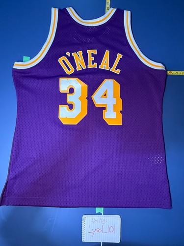 Gebraucht - Größe L Mitchell & Ness Lakers 96-97 Shaquille O'Neal Swingman Trikot - Bild 7 von 8