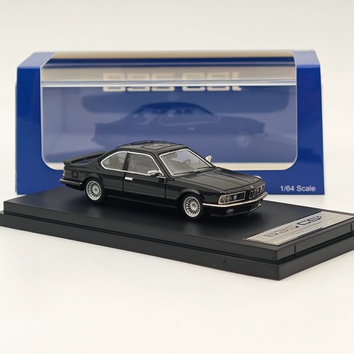 STREET WARRIOR 1/64 BMW E24 6 Series 635 CSI Black Diecast Models Car Collection - Imagen 4 de 7