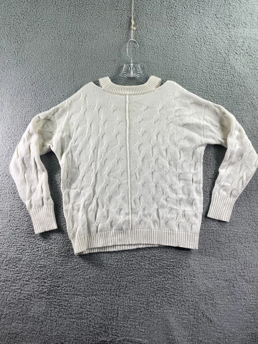Vince cold shoulder clearance sweater
