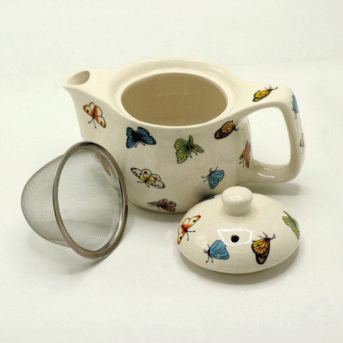 Small Herbal Teapot - Butterflies - Brand New & Boxed - 17x11x11 (cm) - Picture 2 of 2