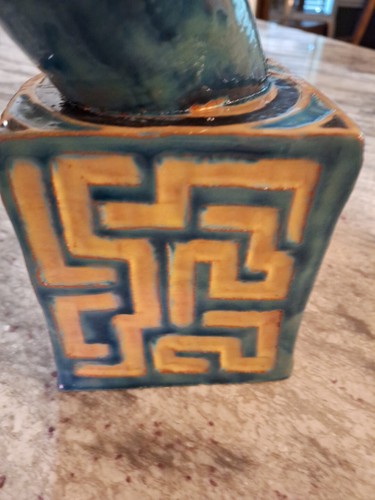 Unsigned Unique Statement Making Southwest Style Geometric Knife Holder - Picture 6 of 21