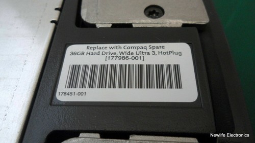 HP 177986-001 36GB 10,000 RPM 3.5 in. Wide Ultra3 SCSI HDD 176493-003 BD0366349C - Picture 1 of 7