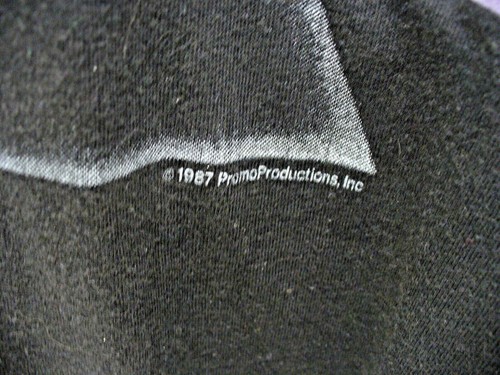 Vintage 1987 PromoProductions Inc Pink Floyd USA Tour Shirt Dark Side of Moon  - Picture 2 of 4