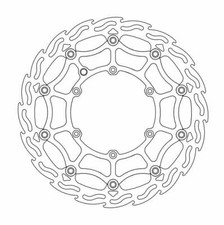 KTM EGS 350 LC4 1993-1994 Moto Masters Flame Supermoto Front Brake Disc