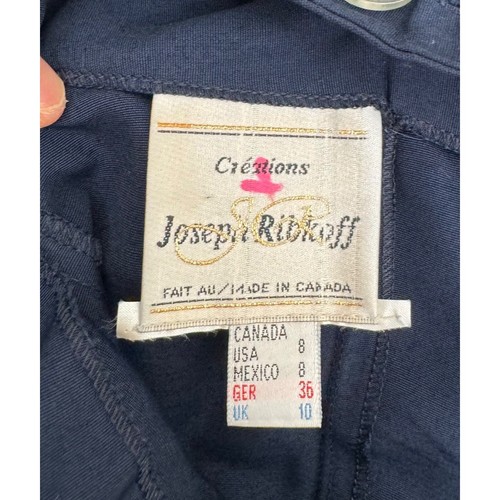 Mono de Colección Joseph Ribkoff Marinero Náutico Pierna Ancha Años 80 Azul Marino Dorado Talla 8 - Imagen 5 de 10