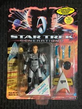 1994 STAR TREK GENERATIONS Captain Kirk 4.5" Action Figure MOC C-7.5 Playmates