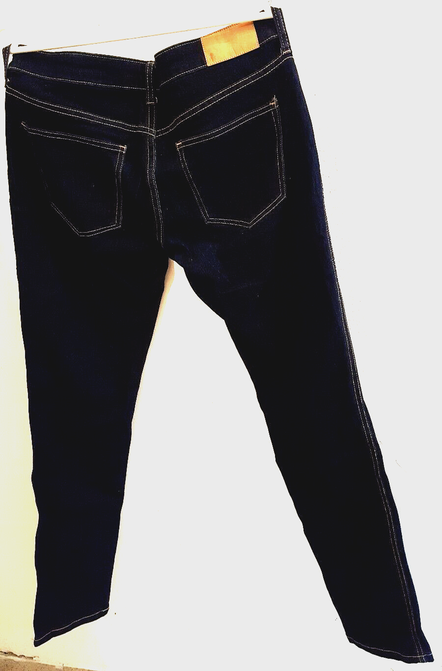 H&M Jeans Size 29 Skinny Low Rise Waist Slim Leg Dark Blue Denim eBay