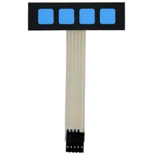 Super Slim 1x4 Matrix 4 Key Membrane Switch Control Keyboard For Arduino BS