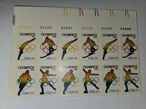 Scott #1695/8...13 Cent...Olympics. 5 mini sheets total of 60 stamps - Picture 2 of 2