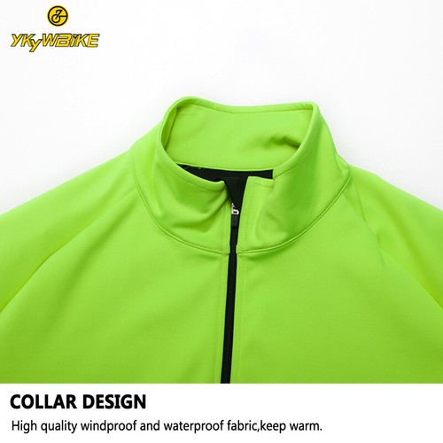 YKYWBIKE Mens Waterproof Cycling Jacket Winter Mtb Bike Clothing Rainproof Tops - Picture 45 of 86