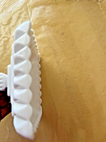 Milchglas Standfuß Hochzeit Bonboniere Deckel Vintage - Bild 10 von 11