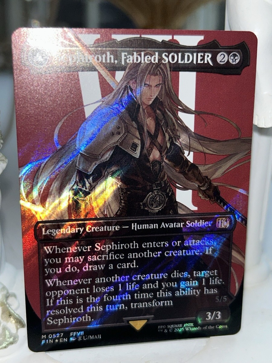 MTG Final Fantasy - Sephiroth, Fabled SOLDIER - Surge FOIL