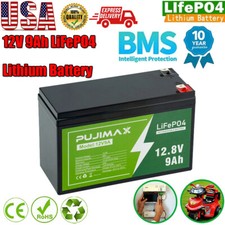 12V 12.8V 9Ah LiFePO4 Lithium Battery 5000 Deep Cycles rechargeable Battery
