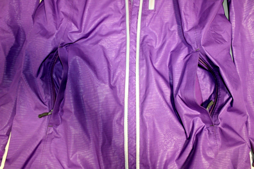 Womens Helly Hansen Rain Long Belfast Hooded Jacket Raincoat Medium Purple Parka - Picture 5 of 16