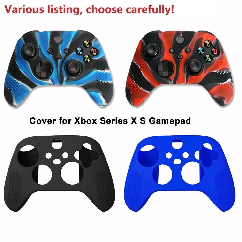 Silicone Cover For XBOX Series X Controller Case Skin Extra Grip