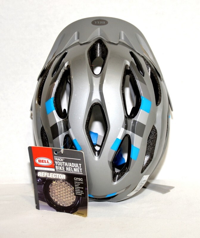 bell track bike helmet Bell Track Youth/Adult Bicycle Safety Helmet - Universal Fit - Reflector -  New